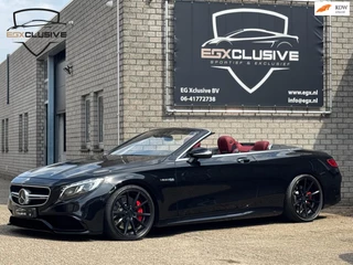 Hoofdafbeelding Mercedes-Benz S-Klasse Mercedes-Benz S-klasse Cabrio AMG 63 4Matic Nightvision/Luchtvering/Headup/Burmester/Stoelkoeling/Verwarming