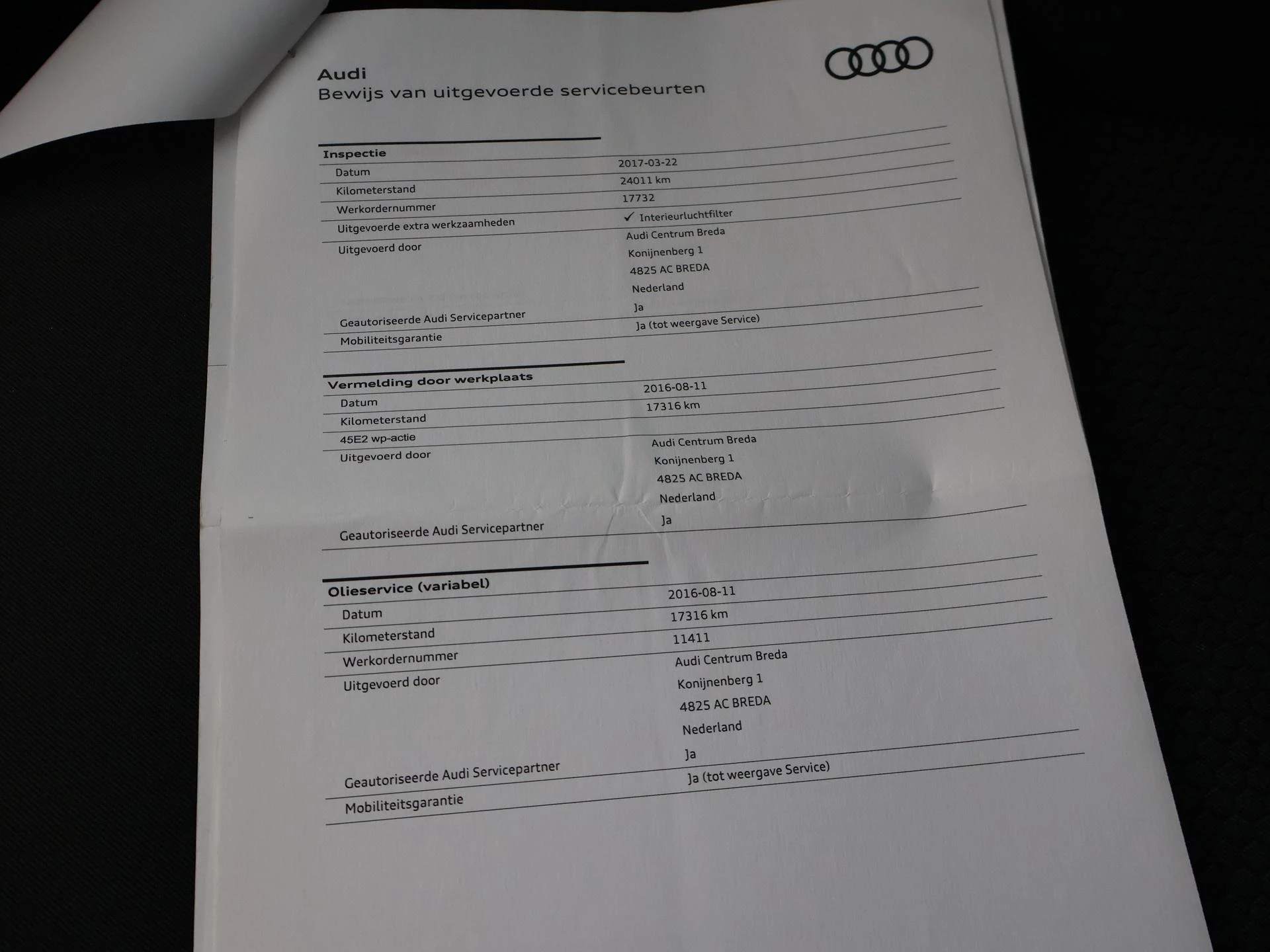 Hoofdafbeelding Audi A1 Sportback
