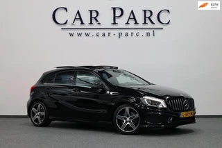 Hoofdafbeelding Mercedes-Benz A-Klasse Mercedes-Benz A-klasse 250 AMG Line LED/PANORAMADAK/LEER+S.VERWARMING+MEMORY/LMV/PDC/CRUISE/ECC/12 MND GARANTIE!