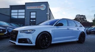 Audi RS6 Avant 4.0 TFSI RS 6 Quattro Pro Line Plus Akrapovic | Suzuka Grey | RS Zeteks | Carbon inleg | Keramisch | Panorama | ABT