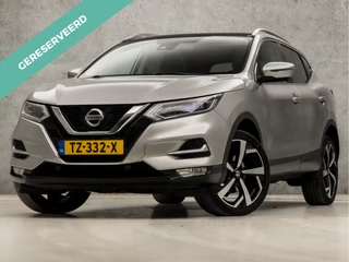 Nissan QASHQAI 1.2 Tekna Sport (PANORAMADAK, NAVIGATIE, 360 CAMERA, STOELVERWARMING, LEDER, SPORTSTOELEN, GETINT GLAS, TREKHAAK, LANE ASSIST, LED KOPLAMPEN, NIEUWE APK, NIEUWSTAAT)