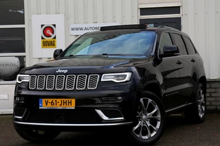 Hoofdafbeelding Jeep Grand Cherokee Jeep Grand Cherokee 3.0 CRD Summit*Grijs kenteken*Perfect Onderh.*Luchtvering/ACC/Pano/Stoelverw./Stuurverw./Stoelkoeling/H&K/Dodehoek/Rijstrook/Keyless Entry+Go/Elek. Klep/LED/DAB/Camera/Parkeersens.V+A/20 inch LM/VOL*