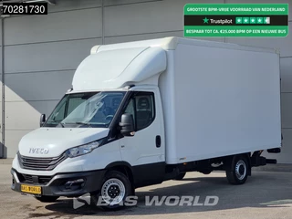 Iveco Daily 35S16 Laadklep Bakwagen 160PK Airco Camera Euro6 Meubelbak Koffer 21m3 Airco