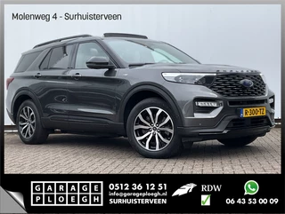 Ford Explorer 7-Pers 3.0 V6 PHEV ST-Line 7-Pers Pano Trekhaak Stoelverw+Ventilatie Massage EcoBoost