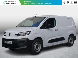 Hoofdafbeelding Peugeot Partner Peugeot e-Partner L2 50 kWh | navi incl. Apple Carplay | 2x camera | 3-zitter | betimmering | parkeersensoren voor/achter | rijklaarprijs