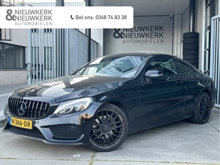 Mercedes-Benz C-Klasse Coupé 180 Premium Plus AMG | AUTOMAAT | LEDER | CAMERA | NAVI | CRUISE CONTROL | CLIMATE CONTROL | PDC V+A | LMV 19'' | LED | BLUETOOTH