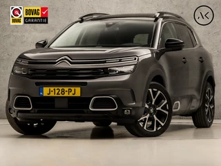 Citroën C5 Aircross 1.2 PureTech Sport Automaat (PANORAMADAK, APPLE CARPLAY, GROOT NAVI, 360 CAMERA, LEDER, SPORTSTOELEN, STOELVERWARMING, GETINT GLAS, ADAPTIVE CRUISE, ELEK ACHTERKLEP, NIEUWSTAAT)
