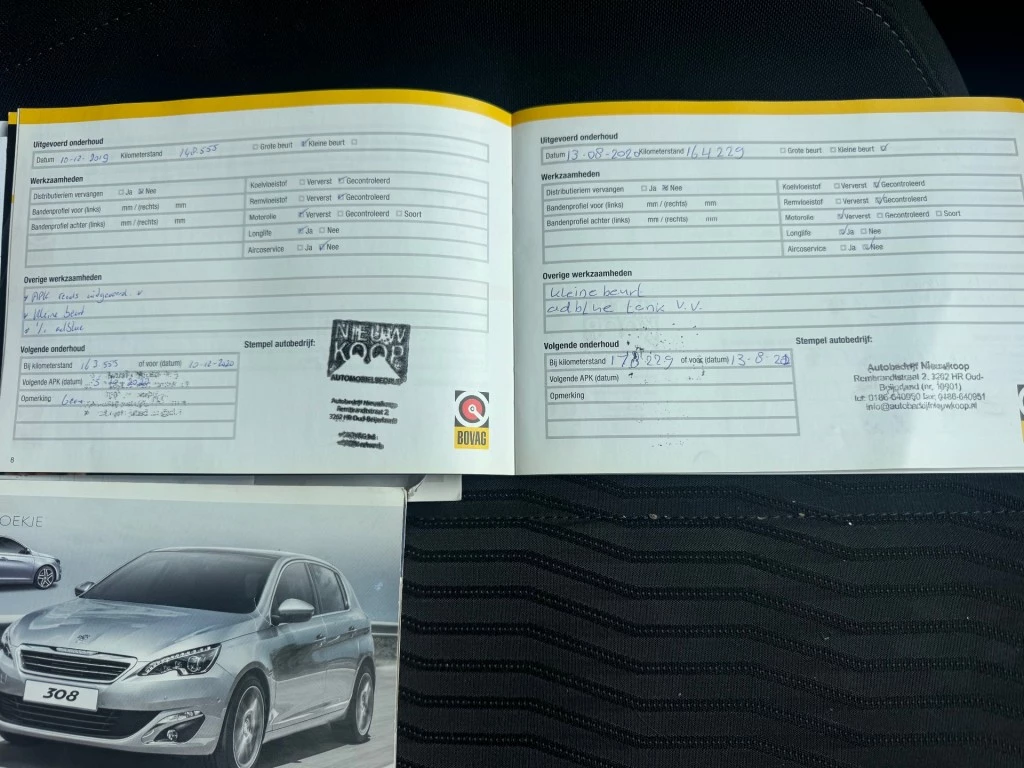 Hoofdafbeelding Peugeot 308