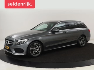Hoofdafbeelding Mercedes-Benz C-Klasse Mercedes-Benz C-klasse 180 AMG | Leder | Stoelverwarming | Full LED |  Camera | Park Assist | Navigatie | Bluetooth