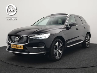 Volvo XC60 2.0 T6 AWD Plus Bright Long Range Plug in Hybrid 350pk Dealer O.H PHEV | Panodak | Adaptive Cruise | Lederen Sportstoelen Memory & Verwarmd | Google Assistent & Maps | Camera | Harman Kardon | Apple Carplay | Pilot Assist | Navigatie | DAB |