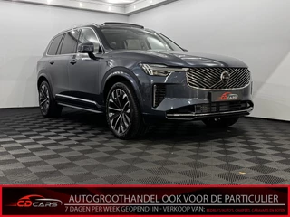 Volvo XC90 Nieuw Model 2.0 T8 Plug-in hybrid AWD Ultra Bright Facelift Nieuw model Harman/Kardon, Leder, Pano, 360 Camera, Luchtvering, Memory stoelen, Head-up display, Trekhaak, Stoelverwarming, 3 jaar garantie