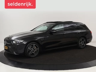 Mercedes-Benz E-klasse 300e AMG | Panoramadak | Burmester | Head-Up | Adaptive cruise | Stoelverwarming | 360 Camera | Memory | Carplay | Matrix LED | Leder/Alcantara | Trekhaak | Widescreen | PHEV | Plug In