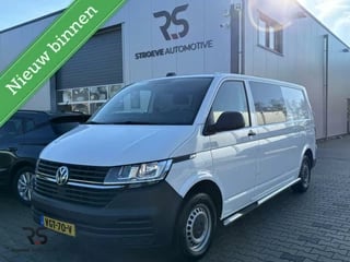 Volkswagen Transporter 2.0 TDI 110 pk handg. L2/H1 30 DC Comfortline | Navi | PDC | DAB | Cruise | Trekh. | Vloer/Wand | Org. NLD. |