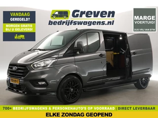 Ford Transit Custom 300 2.0 TDCI L2H1 Limited 170PK Marge Automaat Airco 2xSchuifdeur Camera Cruise PDC 3 Pers LED 18''LMV Trekhaak