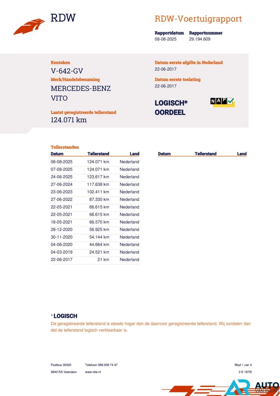 Hoofdafbeelding Mercedes-Benz Vito