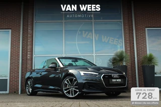 ➡️ Audi A5 Cabriolet 45 TFSI Quattro Pro-Line | 265 pk | 1e eigenaar | Laser | Camera | DAB | 19 inch | Nekverwarming | Bluetooth | Drive select | PDC | Leer |
