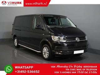 Volkswagen Transporter 2.0 TDI L2 DC Trendline Dubbel Cabine/ Sidebars/ Rearbar/ Navi/ Carplay/ PDC/ LMV/ Cruise/ Airco