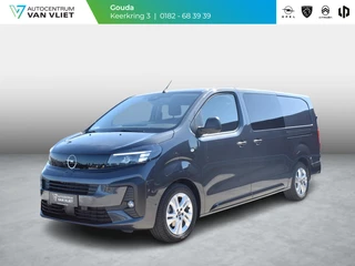 Hoofdafbeelding Opel Vivaro-e Opel Vivaro Electric 75 kWh Dubbele Cabine | 8 jaar garantie | 2x schuifdeur | Dynamic Comfort NAV Pakket | Comfort Pakket |  Exterieur pakket | Winterpakket | Betimmering | LM velgen | Rijklaarprijs