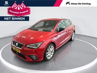 Hoofdafbeelding SEAT Ibiza SEAT Ibiza 1.0 TSI 110pk DSG FR Business Connect · Apple/Android Car Play · Camera · P-Sensoren · Stoelverwarming · Virtual Cockpit · 17'' Inch · Garantie t/m 04-07-2027 of 100.000km