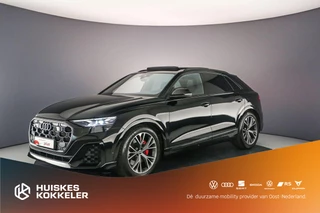 Hoofdafbeelding Audi Q8 Audi Q8 60 TFSI e quattro Pro Line S Competition | Pano | B&O | S-Stoelen | Leder | Head Up | HD-Matrix | Achteras besturing | Optiek Zwart | S-Line |