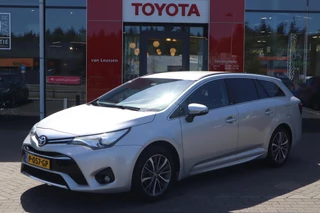 Toyota Avensis Touring Sports 1.8 VVT-i BUSINESS AUTOMAAT AFN-TREKHAAK KEYLESS NAVI HALF-LEDER STOELVERWARMING PRIVACY-GLASS 17"LMV CAMERA