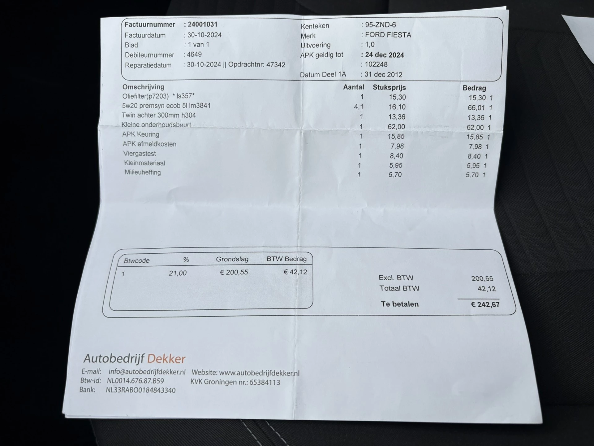 Hoofdafbeelding Ford Fiesta