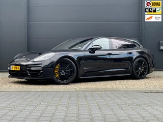 Porsche Panamera Sport Turismo 4.0 Turbo S E-Hybrid | 680pk | Org NL 1e Eig | BTW | Carbon | ACC | Sportuitlaat zwart