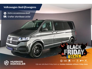 Volkswagen Transporter Dubbele cabine T6.1 2.0 TDI 204PK DSG L2H1 Rijklaar Prijs | LED Koplampen | 2x schuifdeur | Digitale cockpit | Climatronic | Navigatie