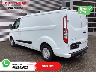 Ford Transit Custom 2.0 TDCI 130 pk Aut. L2 Carplay/ Stoelverw./ Navi/ Airco/ Cruise/ PDC/ DAB/ Trekhaak