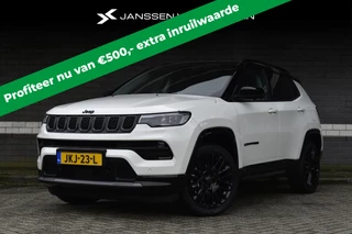 Jeep Compass 4xe 240 Plug-in Hybrid Electric S / SOH 98% / Memory / Stoelverwarming en -Ventilatie / 360 Camera