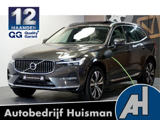 Volvo XC60 2.0 T8 AWD Plug-in hybrid LONG RANGE Plus Bright PANORAMADAK + HARMAN/KARDON + EL.TREKHAAK + ADAPT.CRUISE + PILOT ASSIST + STOELVERWARMING&/-VENTILATIE + STUURVERWARMING + 360 CAMERA + HEAD-UP DISPLAY + PARKSENSOREN V&A + 20" LM-VELGEN!!