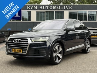 Audi Q7 3.0 TFSI quattro Pro Line + 7p S-LINE EXTERIEUR | 7 PERSOONS | 360 CAMERA | PANORAMADAK | LEDER | 60.000 KM UNIEKE STAND | DEALER ONDERHOUDEN | VOLLE AUTO | RIJKLAAR GELEVERD MET 12 MAANDEN BOVAG GARANTIE!
