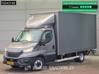 Iveco Daily 35C18 3.0L Automaat 180PK 1000KG Laadklep Zijdeur 2025-Model Bakwagen Dubbellucht ACC LED Navi Airco D'Hollandia 3,5t Trekgewicht Euro6 Meubelbak Koffer 21m3 Airco