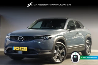 Hoofdafbeelding Mazda MX-30 Mazda MX-30 e-SkyActiv 145 Luxury 36 kWh Schuif-/Kanteldak Keyless Stoel-Stuurverwarming SOH 93%