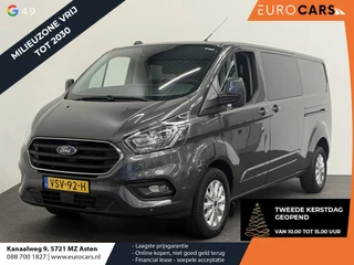 Ford Transit Custom 300 2.0 TDCI L2H1 Limited Dubbele Cabine Automaat Navi Airco 2 Schuifdeuren Trekhaak PDC Carplay DAB