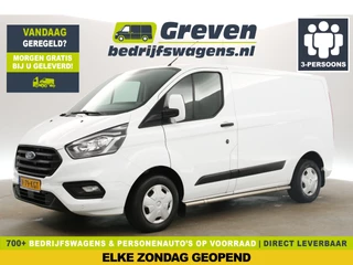 Ford Transit Custom 280 2.0 TDCI L1H1 Limited Airco Cruise Navigatie PDC 3 Persoons Stoelverw. LED Trekhaak