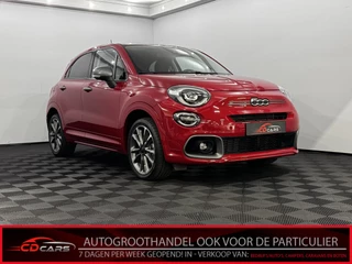 Hoofdafbeelding Fiat 500X Fiat 500X 1.5 Hybrid Sport Half leder, Camera, Navi, Keyless start, Cruise control, Lichtmetalen velgen, Clima