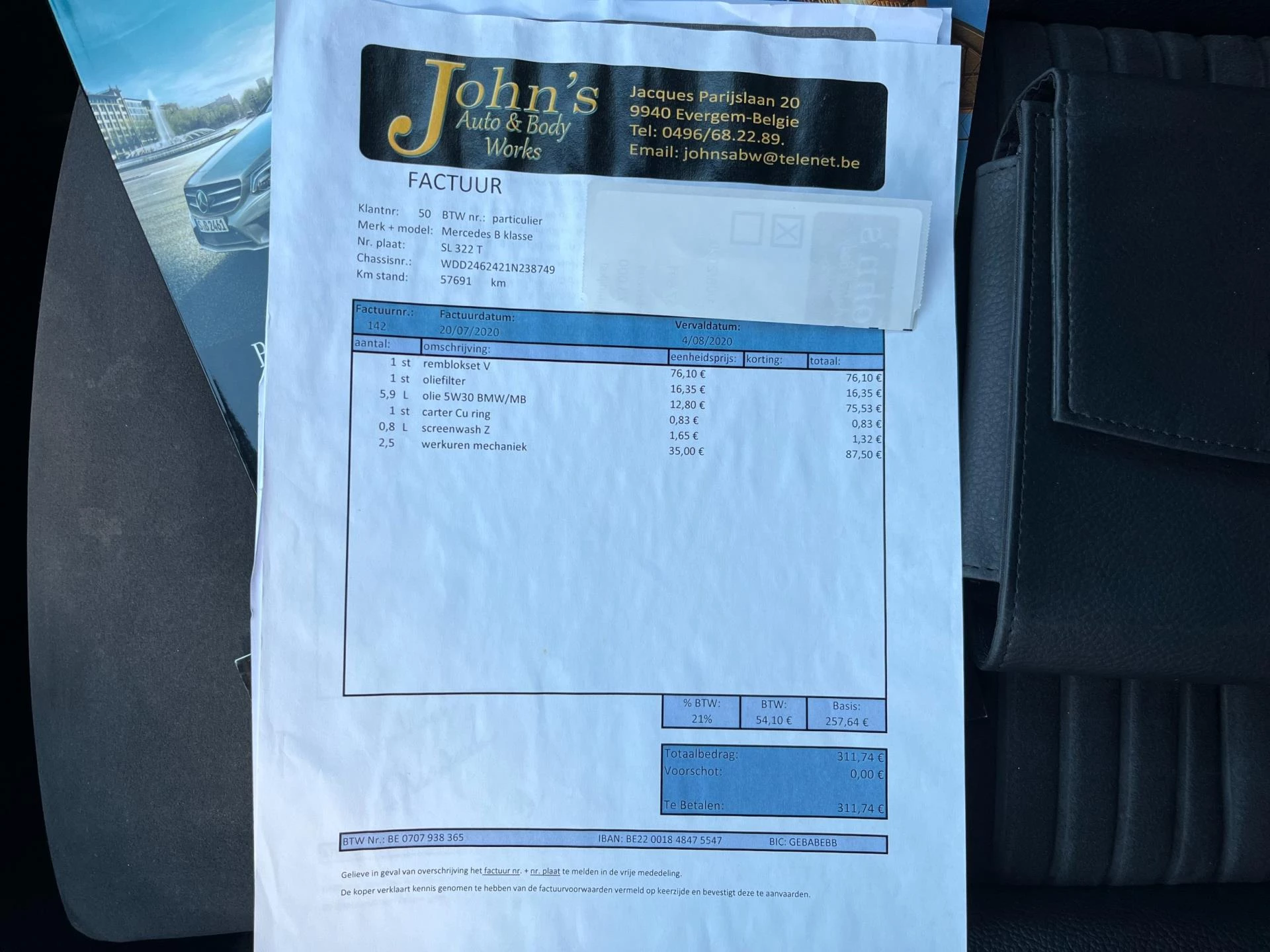 Hoofdafbeelding Mercedes-Benz B-Klasse