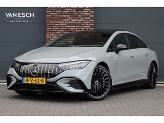 Mercedes-Benz EQE 350 AMG Line 89 kWh | Airmatic | Distronic Pro | Memory | Panoramadak | Burmester | Verwarmd Stuurwiel | Keyless Go | Camera | Warmtepomp | Leder |