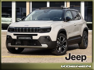 Hoofdafbeelding Jeep Avenger Jeep Avenger 1.2 E-Hybrid SUMMIT Auto. PANO / LEER / ENTERTAINMENT PACK