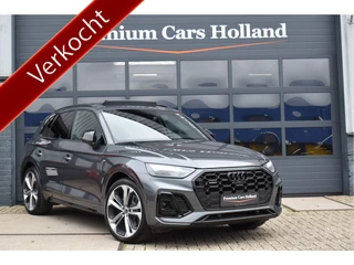 Audi Q5 50 TFSI e S-Line 299 Pk Black Ed RS-Stoel Rood Stiksel Pano Luchtvering Keyless 360 Camera 21 Inch