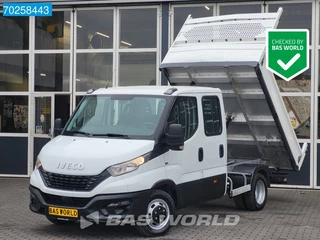 Iveco Daily 35C14 Euro6 Kipper Dubbel Cabine Airco Cruise Tipper Benne Euro6 2m3 Airco Dubbel cabine Trekhaak Cruise control