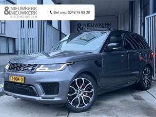 Land Rover Range Rover Sport 2.0 P400e HSE Dynamic | SCHUIF/KANTELDAK | LEDER | TREKHAAK | 360 CAMERA | HEAD-UP DISPLAY | CARPLAY/ANDROID | NAVI | LMV 21'' | ADAPTIVE CRUISE CONTROL | PDC V+A | CLIMATE CONTROL | STOELVERWARMING | KEYLESS | LED