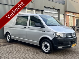 Volkswagen Transporter 2.0 TSI L2H1 204pk DSG Automaat Dubbele schuifdeuren Airco Adaptive Cruise Navigatie Pdc V/A Trekhaak 2500kg Lange wielbasis Lang Bpm vrij voor prive gebruik Kastinrichting Comfort stoelen met zijairbag i