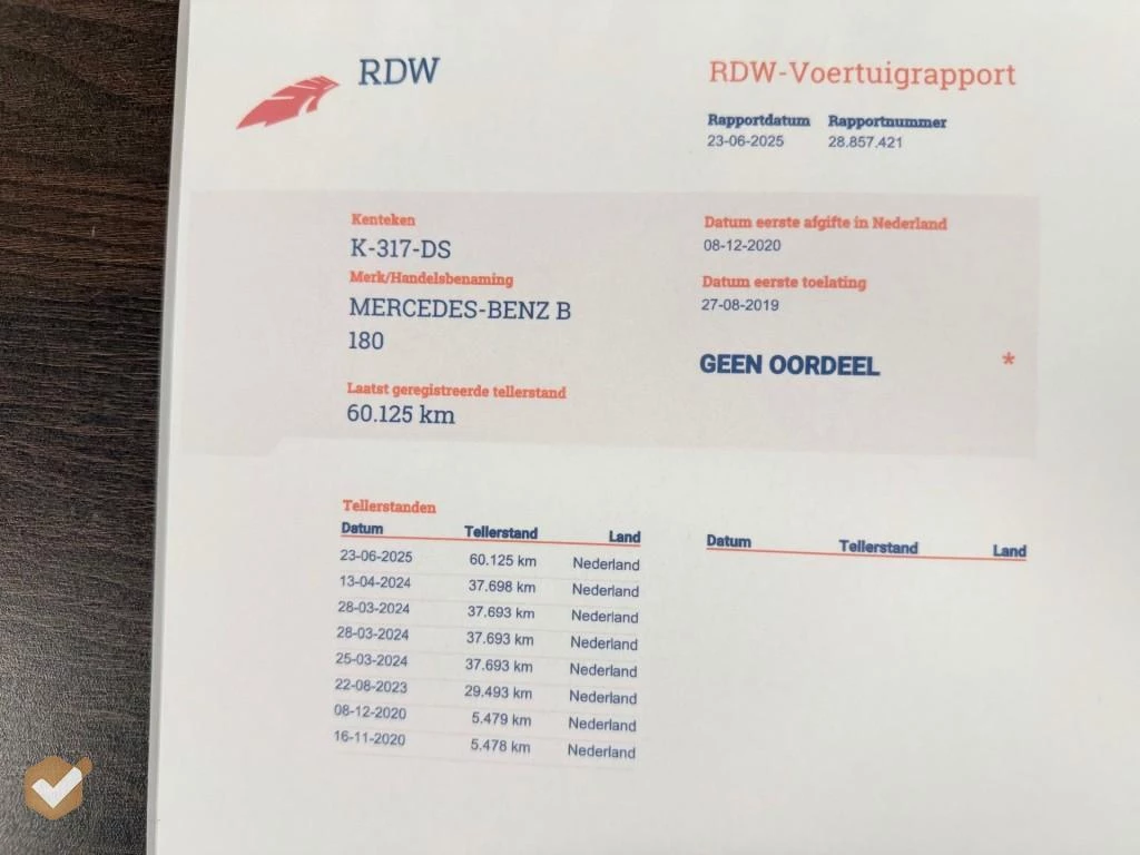 Hoofdafbeelding Mercedes-Benz B-Klasse