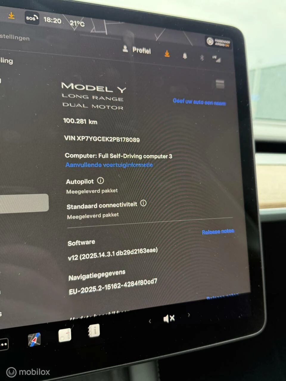Hoofdafbeelding Tesla Model Y