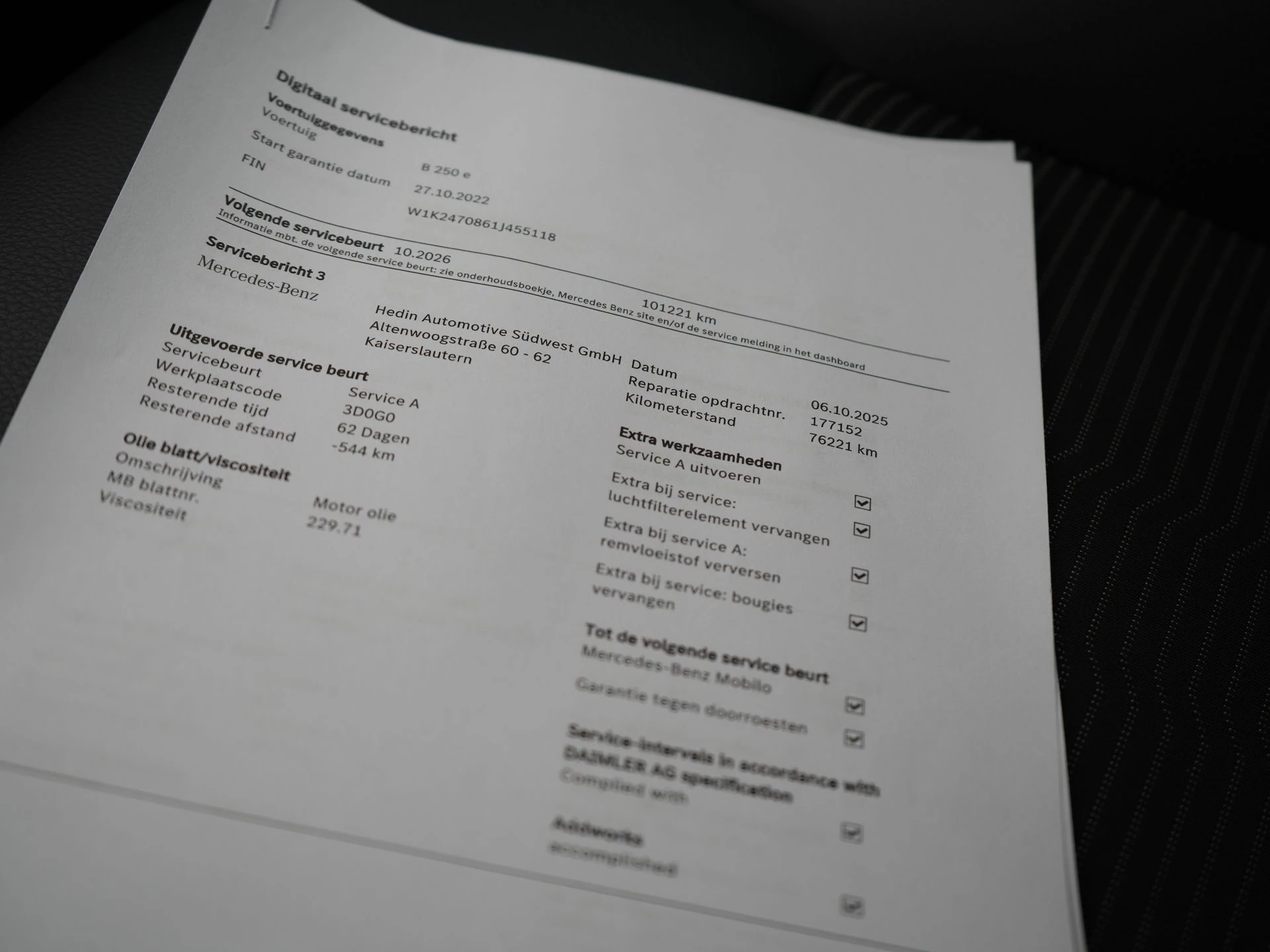 Hoofdafbeelding Mercedes-Benz B-Klasse