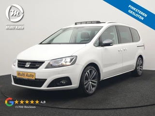 SEAT Alhambra 1.4 TSI FR 150pk DSG 7 Persoons | Trekhaak Af Fabriek | Panodak | Camera | Keyless | Alcantara Sportstoelen Verwarmd | EL. Schuifdeuren | Bi Xenon | Apple Carplay | Navigatie | DAB | Cruise Control |