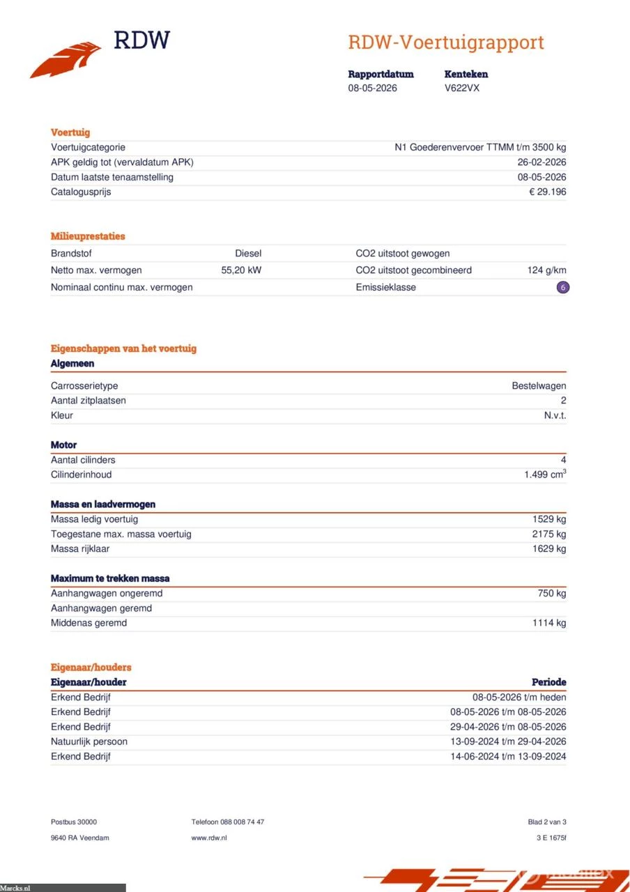 Hoofdafbeelding Ford Transit Connect