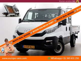 Hoofdafbeelding Iveco Daily Iveco Daily 35S14 316pk E6 L2H1 D.C. 3-Zijdige Kipper Airco/Trekhaak 3500kg 02-2018